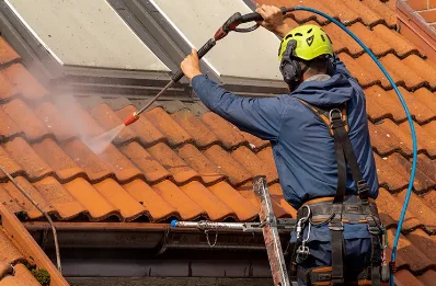 Démoussage et hydrofuge de toiture à Duneau